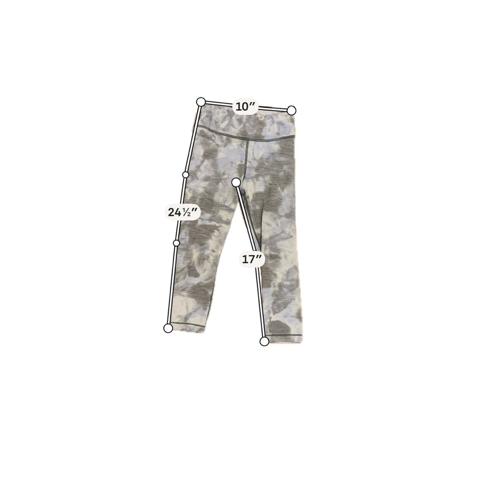 Athleta Girl Tie Dye Active Set Size M 8-10 Leggings + Crop Tank Yoga Gym - Picture 8 of 13